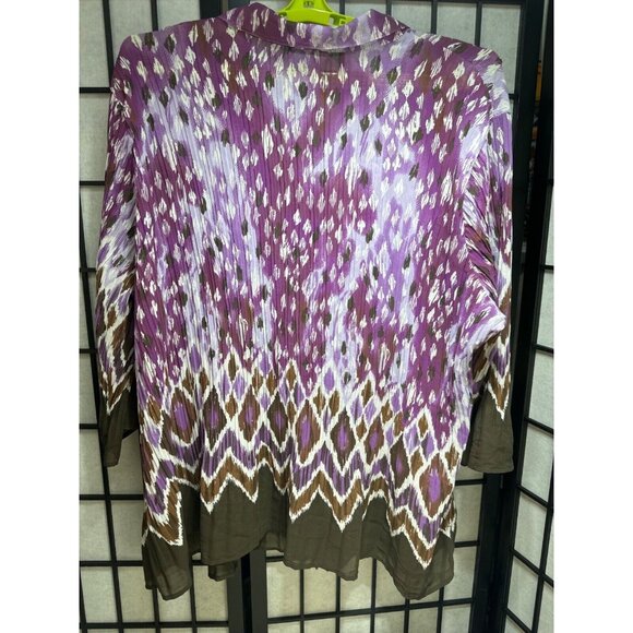 Liz & Me Platinum Collection Women’s Button Blouse Size 2X (22/24W) EUC - Picture 6 of 6